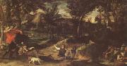 Annibale Carracci Hunting (mk05) oil